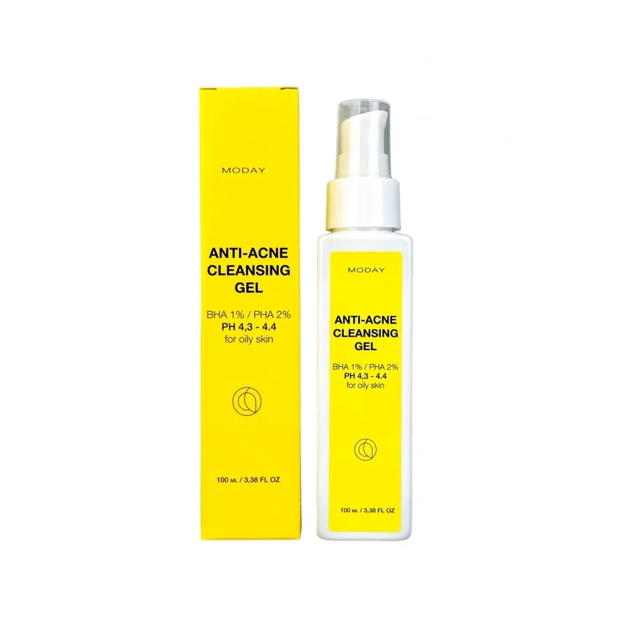 MODAY / Гель для проблемної шкіри / Anti-acne Cleansing gel / 100 мл