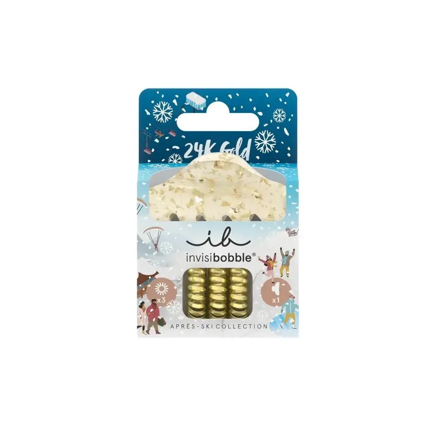Invisibobble / Подарунковий набір / GIFT SET Apres Ski Golden Glamour