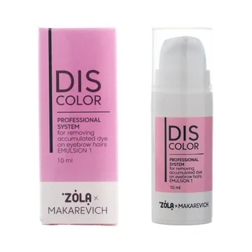 Zola / Makarevich DISCOLOR Emulsion 1 Професійна система видалення накопиченого барвника з волосків брів / 10 мл