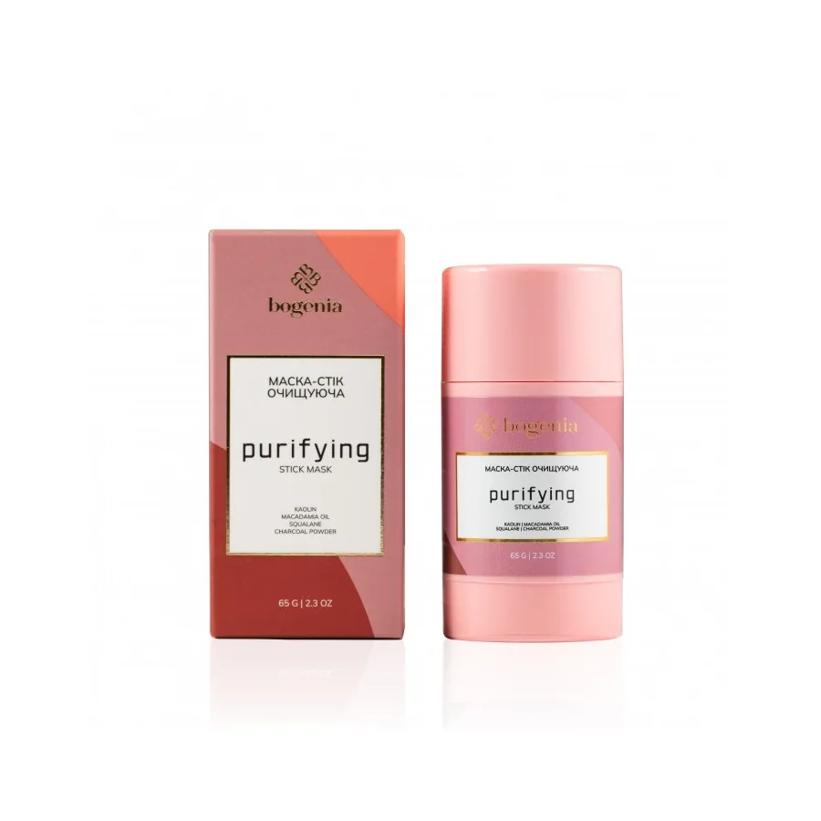 Bogenia / Маска-стік очищуюча для обличчя / Purifying Stick Mask / BG437 №001 / 65 г