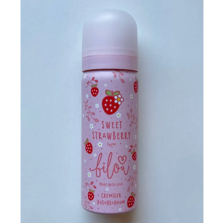 Bilou / Міні-пінка для душу / Sweet Strawberry / 50 мл