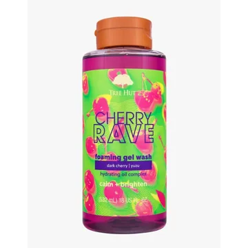 Tree Hut / Гель для душу / Cherry Rave Foaming Gel Wash / 532 ml