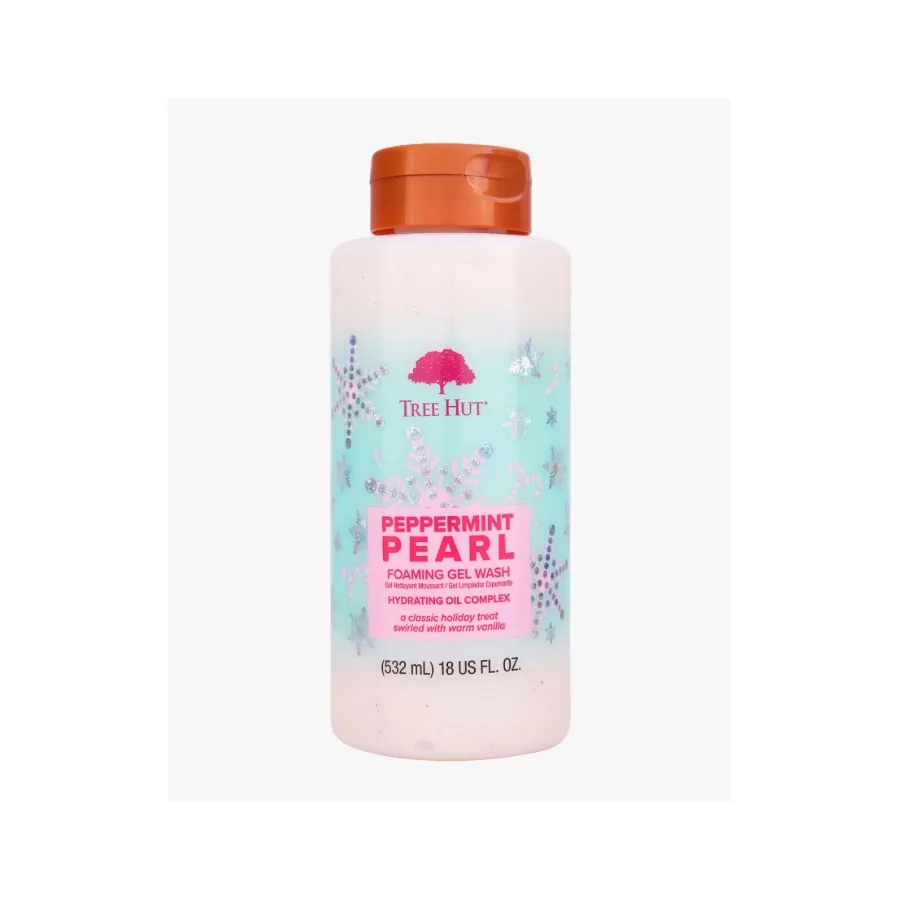 Tree Hut / Гель для душу / Peppermint Pearl Foaming Gel Wash / 532 ml
