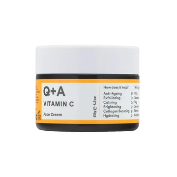 Q+A / Освітлюючий крем для обличчя з вітаміном С / Vitamin C Radiance Face Cream / 50 g