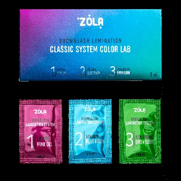 ZOLA / Color Lab / Набір для ламінування в саше / (3 x 1 ml)