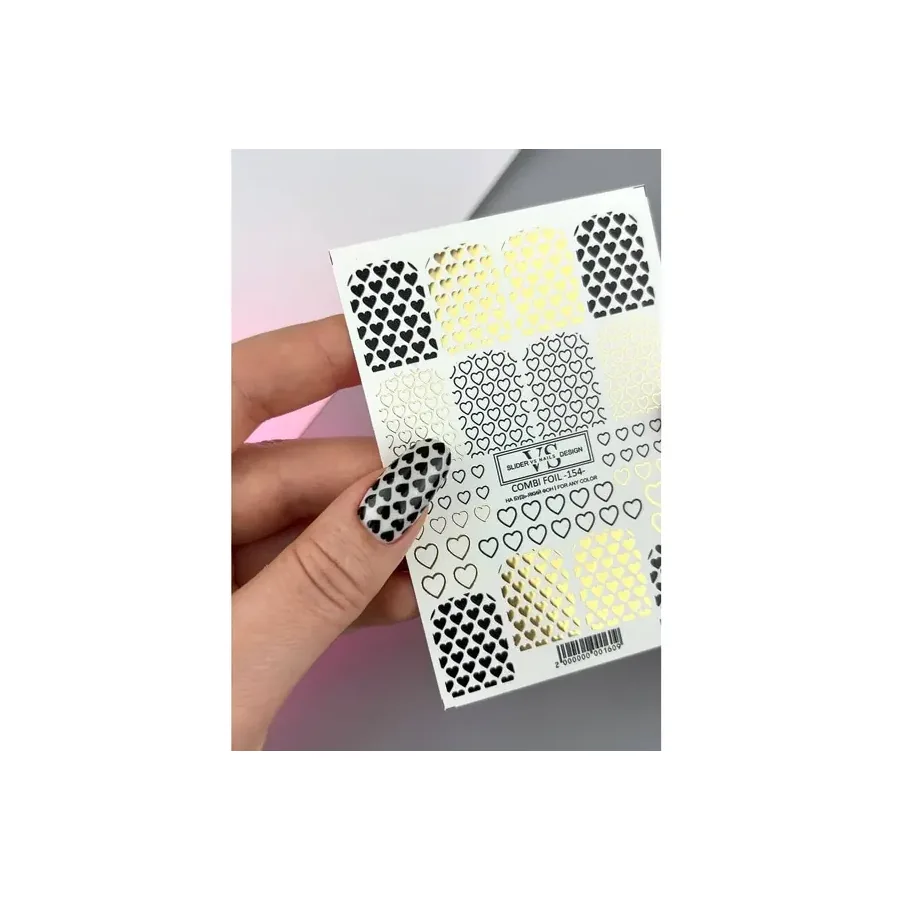 VS Nails / Слайдер дизайн / Combi foil -154-