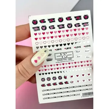 VS Nails / Слайдер дизайн / Combi foil -160-