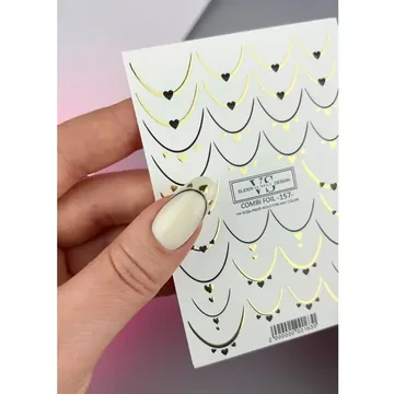 VS Nails / Слайдер дизайн / Combi foil -157-