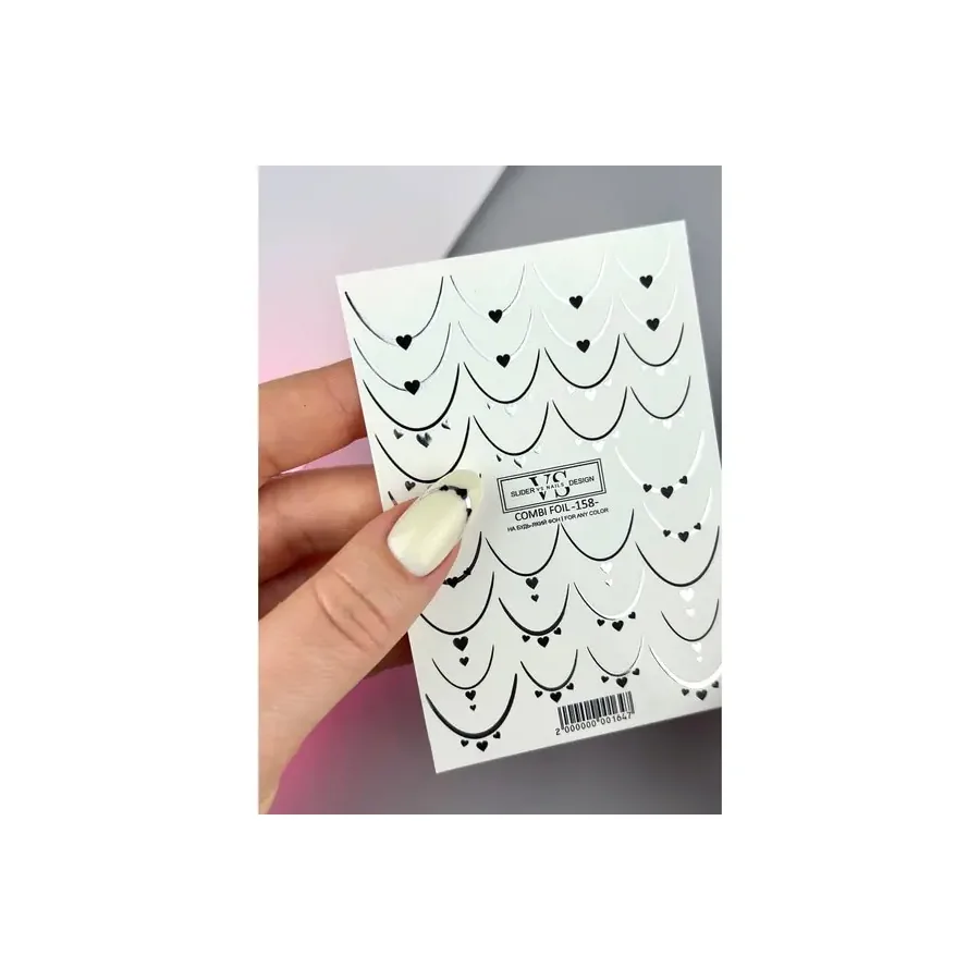 VS Nails / Слайдер дизайн / Combi foil -158-