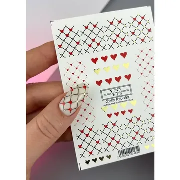 VS Nails / Слайдер дизайн / Combi foil -159-