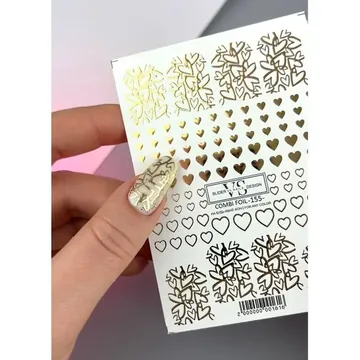 VS Nails / Слайдер дизайн / Combi foil -155-