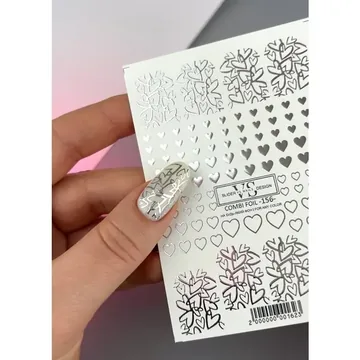 VS Nails / Слайдер дизайн / Combi foil -156-