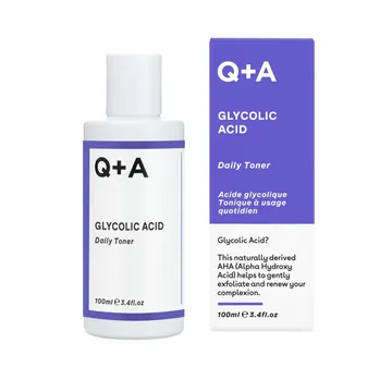 Q+A / Тонер для обличчя з гліколевою кислотою / Glycolic Acid Daily Toner / 100 мл