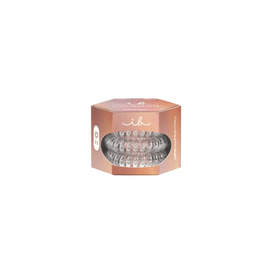 Invisibobble / Резинка-браслет для волосся / ORIGINAL PREMIUM Crystal Clear