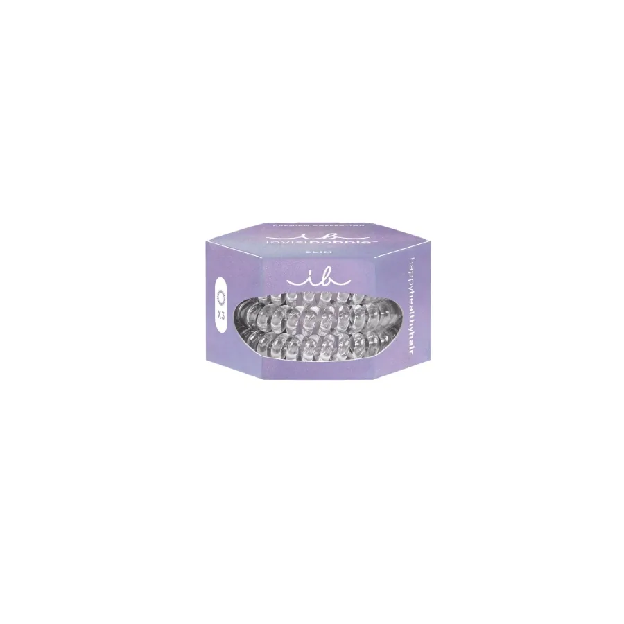 Invisibobble / Резинка-браслет для волосся / SLIM PREMIUM Crystal Clear
