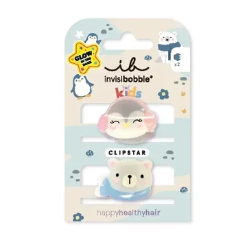 invisibobble / Заколка для волосся / CLIPSTAR GLOW KIDS Polar Friends