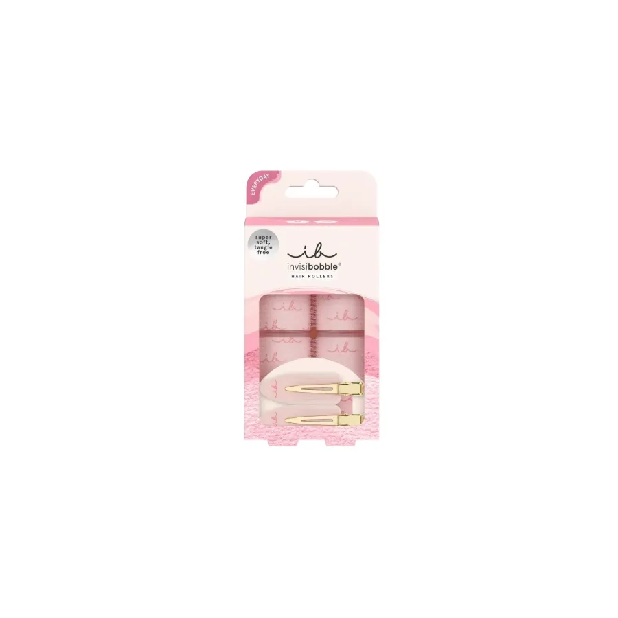 Invisibobble / Набір для створення об'єму (4 бігуді та 2 заколки) / SET Volumize Me