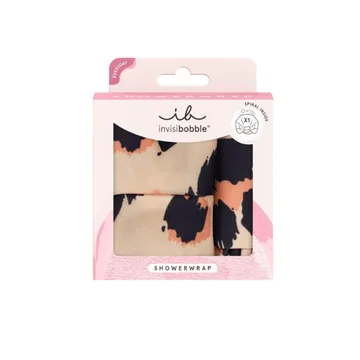 Invisibobble / Водовідштовхувальний тюрбан для душу для волосся / Set Showerwrap Leo