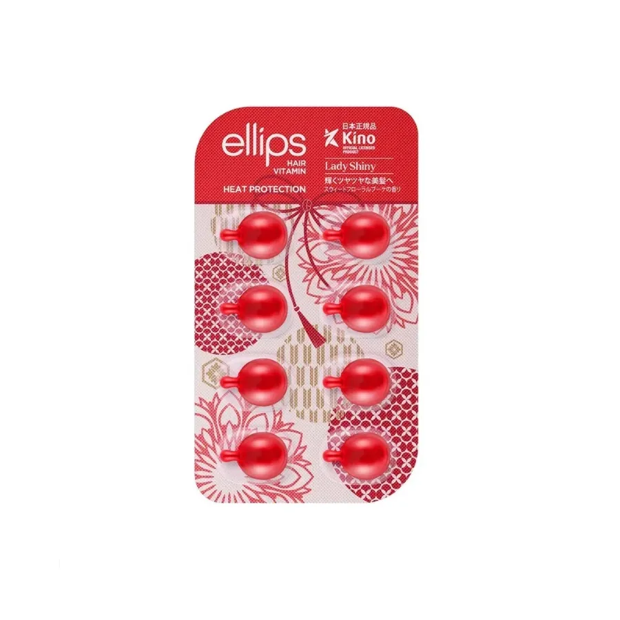 Ellips / Капсули (вітаміни) для волосся «М'якість сакури» / Hair Vitamin Heat Protection