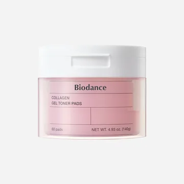 Biodance / Collagen Gel Toner Pads / Зміцнювальні колагенові пади для обличчя / 60шт