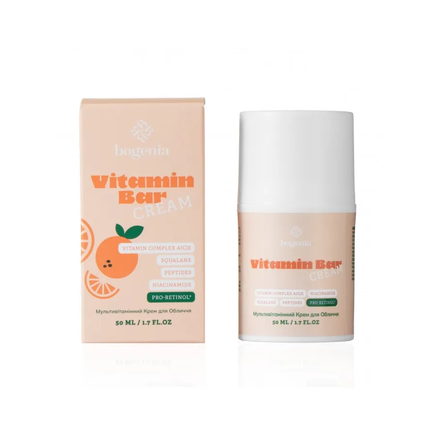 Bogenia / Мультивітамінний крем для обличчя / Vitamin Bar Cream / BG439 №002