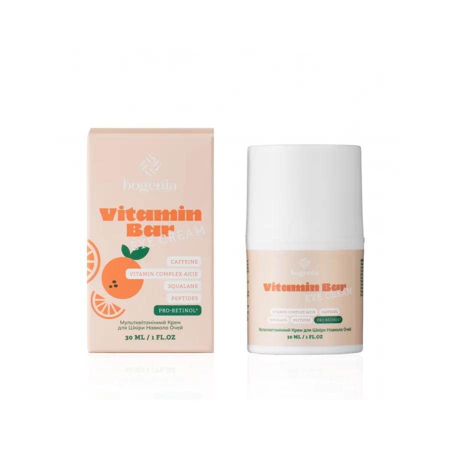 Bogenia / Мультивітамінний крем для шкіри навколо очей / Vitamin Bar Eye Cream / BG439 №003