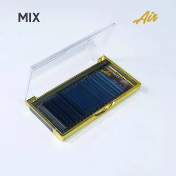 DIVOCHI / Вії двотонові сині / AIR / MIX