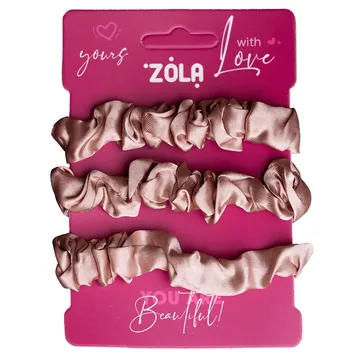 Zola / Резинка для волосся бежева / 3 шт