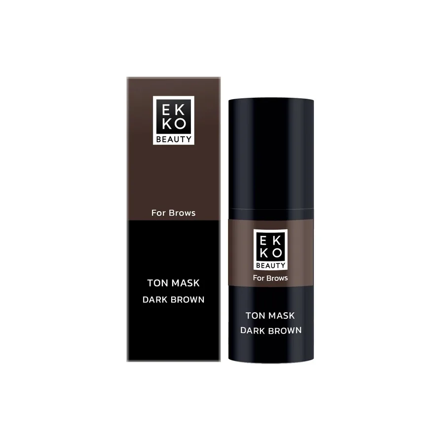 Ekko Beauty / Тонуюча маска для брів / Темно-коричнева / 10 мл