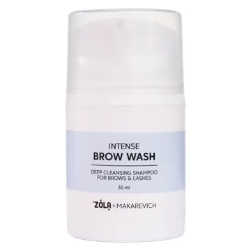 ZOLA x Makarevich / Шампунь глибокої очистки для брів та вій Intense Brow Wash / 30 мл
