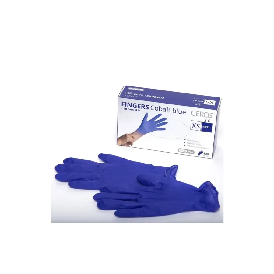 CEROS / Нітрилові рукавички нестерильні / Cobalt Blue / 4 г