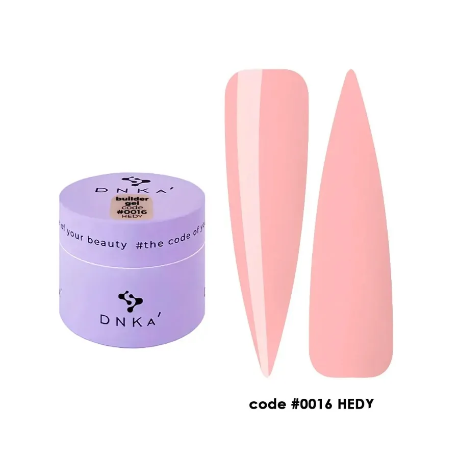 DNKa’ / Builder Gel #0016 / Hedy / персиковий