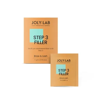 JOLY:LAB / Засіб для ламінування вій та брів / Step 3 FILLER (саше 2 мл)
