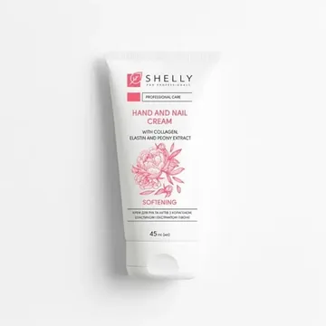 SHELLY / Крем для рук та нігтів з колагеном, еластином і екстрактом півонії
