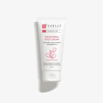 SHELLY / Пом'якшуючий крем для ніг з сечовиною, екстрактом водоростей і маслом аргани