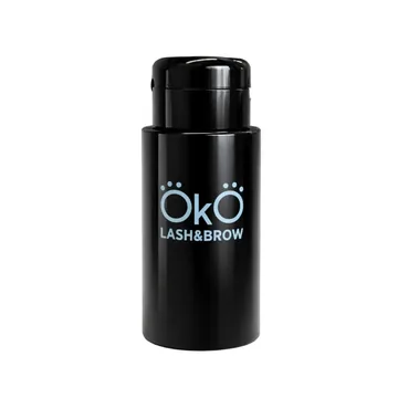 OKO / Баночка з помпою чорна / 200 мл