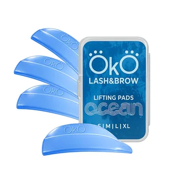 OKO / Набір валиків Ocean для ламінування вій / 4 пари (S, M, L, XL)