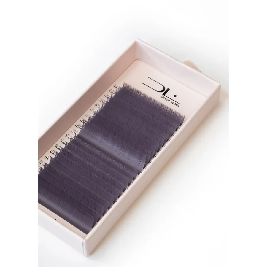 Вії Design Lashes / Мікс Lavander / 20 ліній