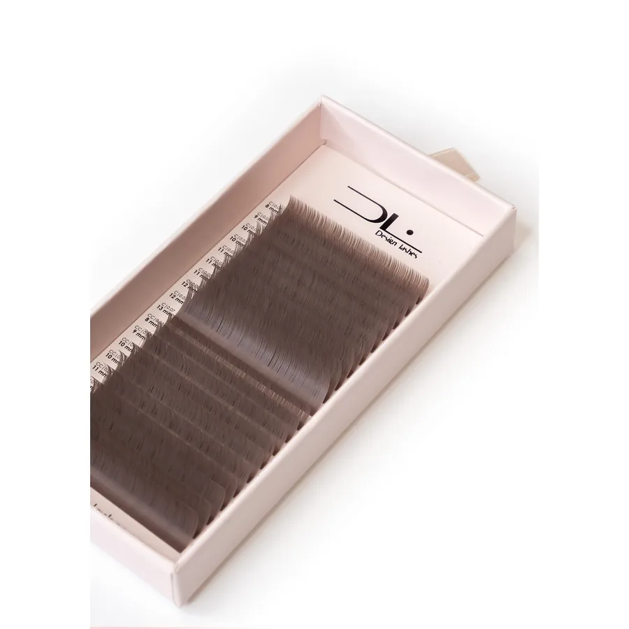 Вії Design Lashes / Мікс Matcha / 20 ліній
