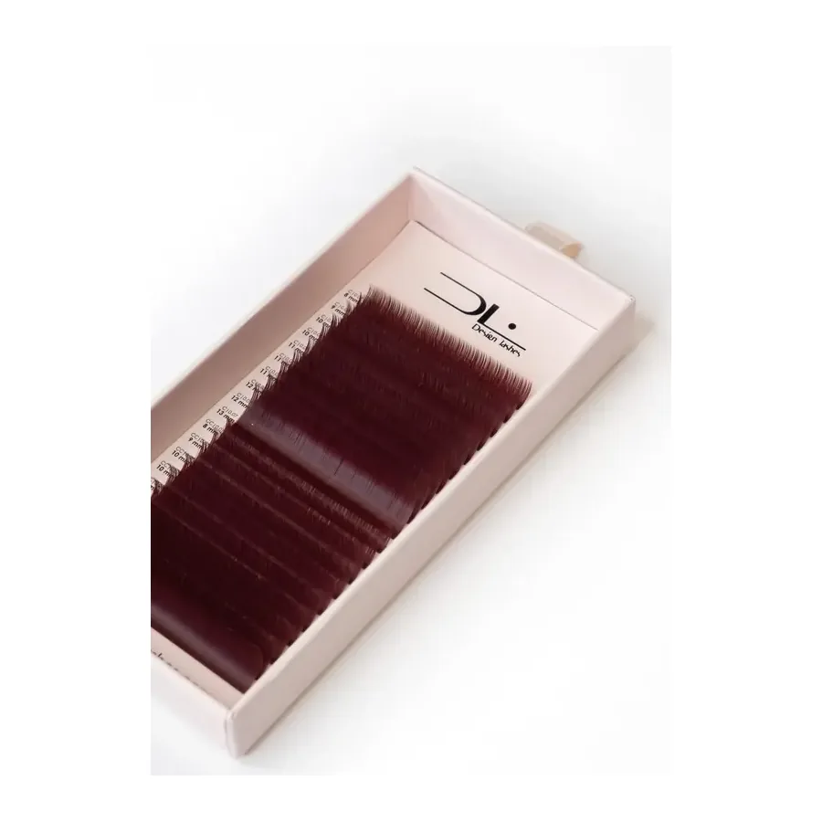 Вії Design Lashes / Мікс Red Wine / 20 ліній