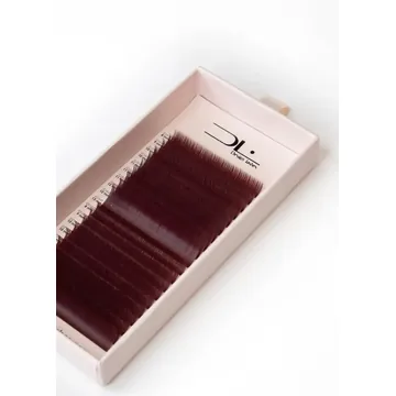 Вії Design Lashes / Мікс Red Wine / 20 ліній