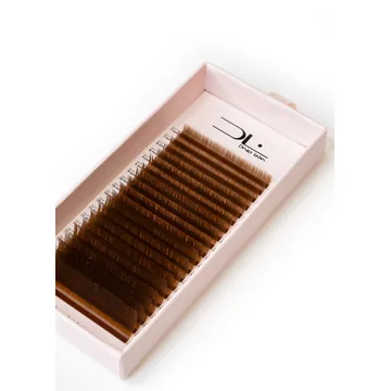 Вії Design Lashes / Мікс Light Brown / 20 ліній