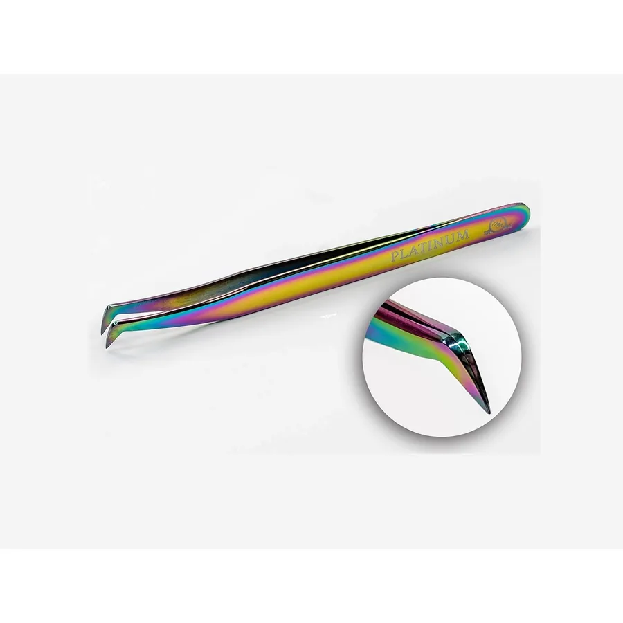 Platinum / Пінцет для вій VT 25 plasma № 18-19-20 мультиколор