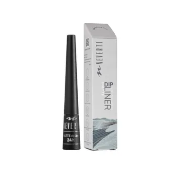 NEVERTI / Підводка для повік рідка 24H Matte чорна / NP105