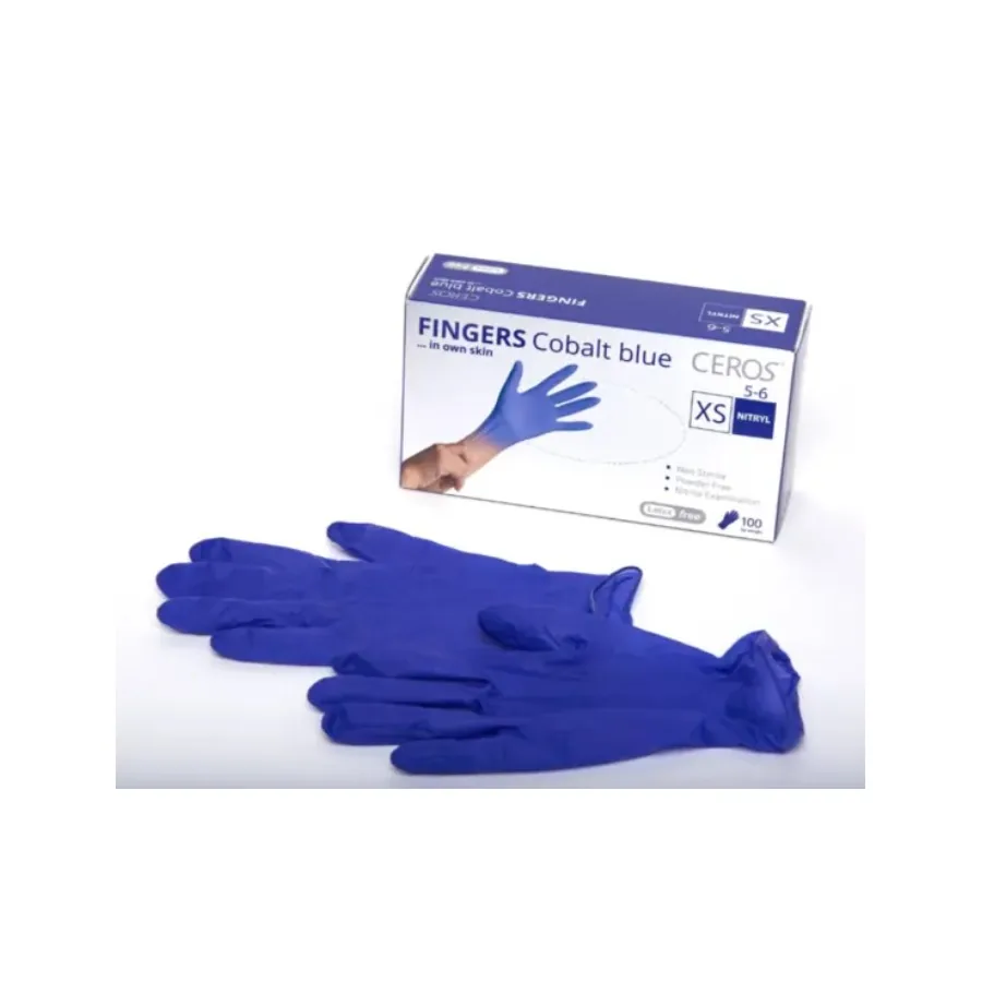 CEROS / Нітрилові рукавички нестерильні / Cobalt Blue / 3.0 г