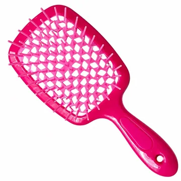 Hollow Comb / Гребінець для волосся Superbrush Plus / Малиновий з рожевим