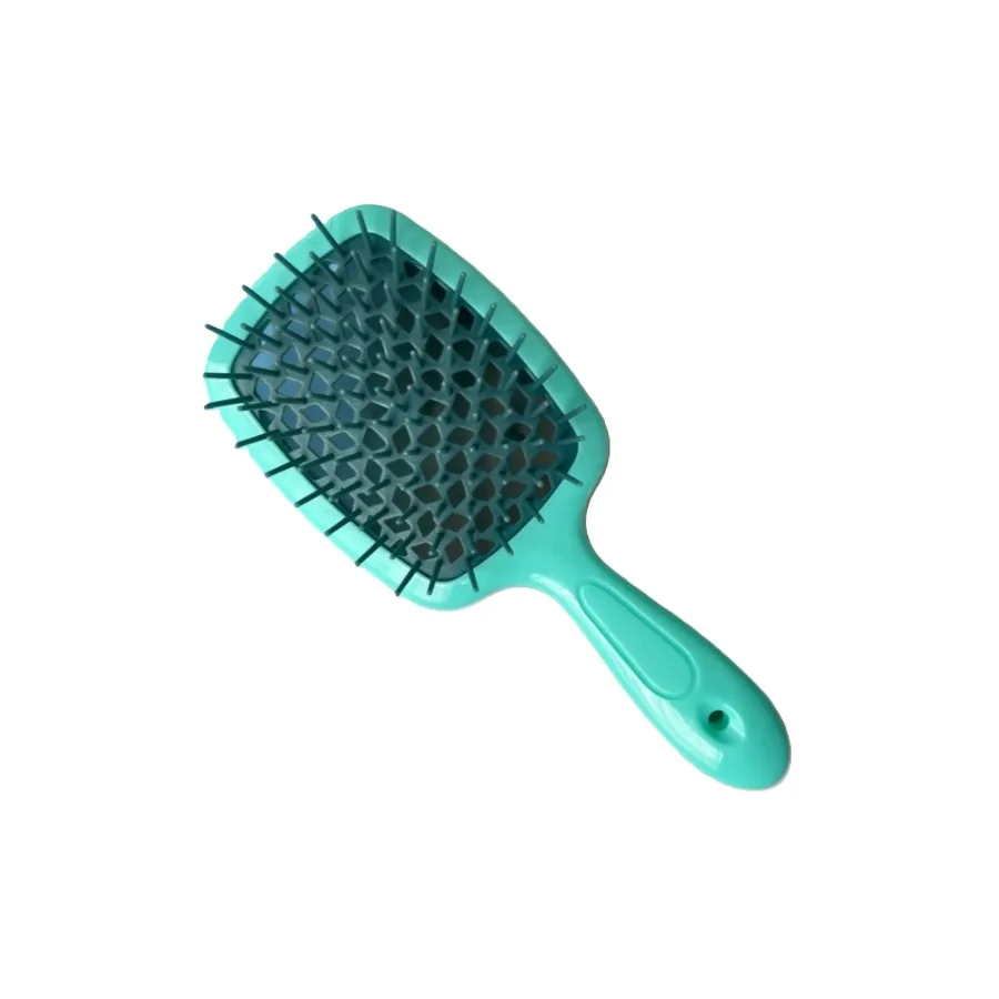 Hollow Comb / Гребінець для волосся Superbrush Plus / М'ятний з зеленим
