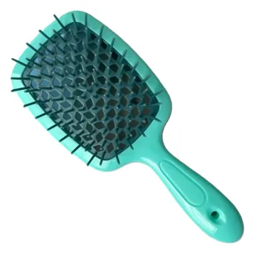 Hollow Comb / Гребінець для волосся Superbrush Plus / М'ятний з зеленим