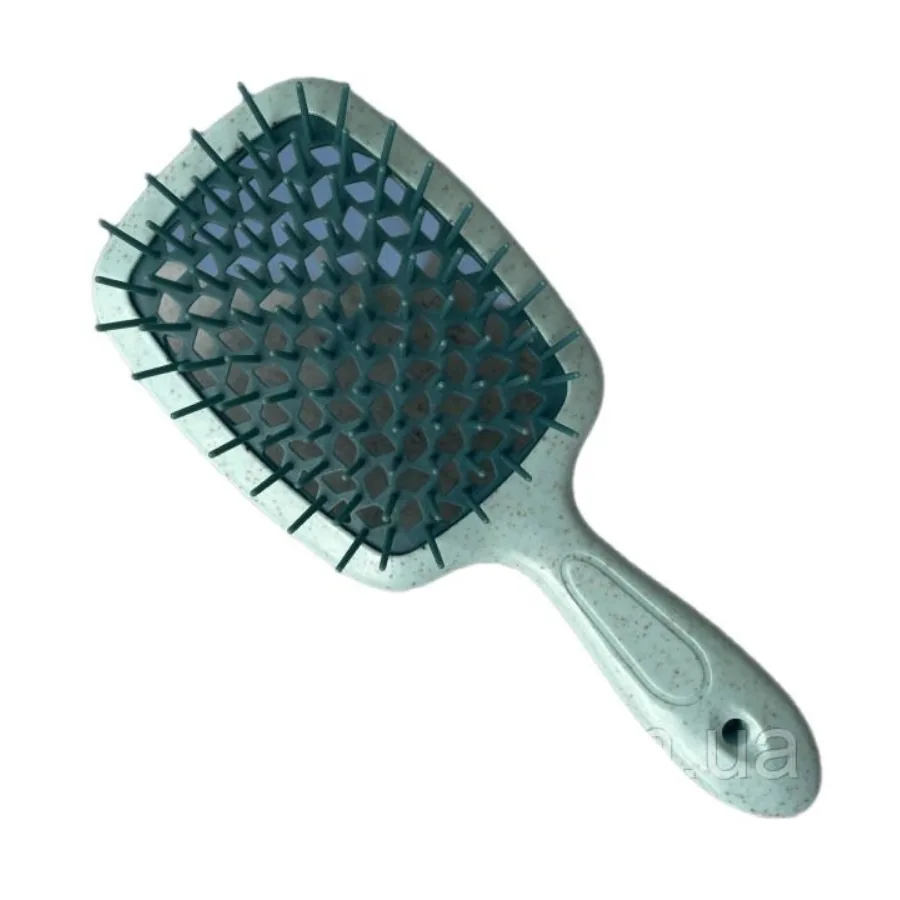 Hollow Comb / Гребінець для волосся Superbrush Plus / Салатовий з зеленим Eco