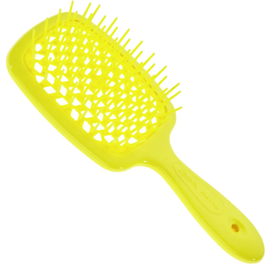 Janeke / Гребінець для волосся / Жовтий / Superbrush